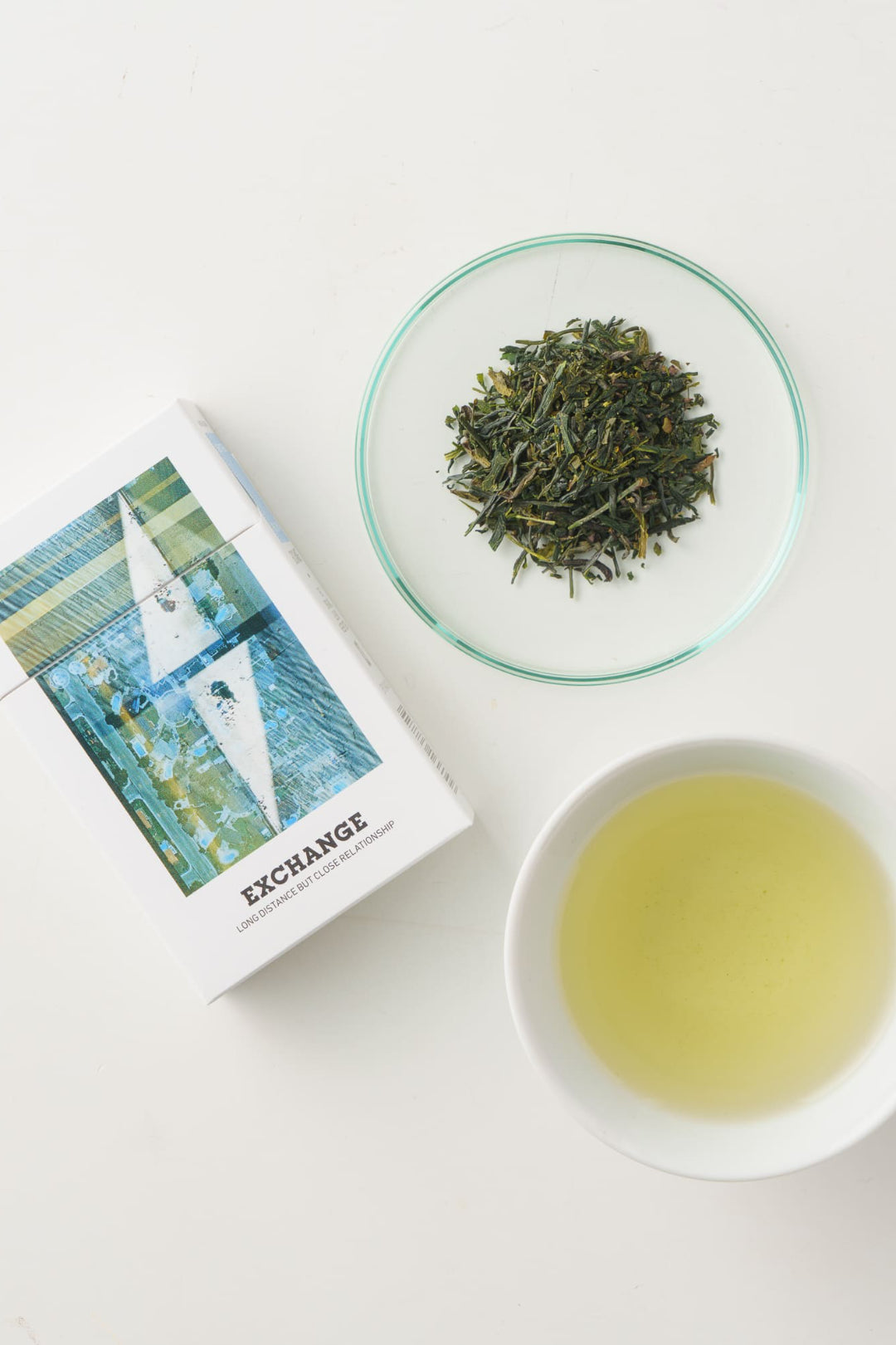 THE ORIGINAL BLEND GREEN TEA 03 EXCHANGE artwork by Taro Hirano & JAI TANJU